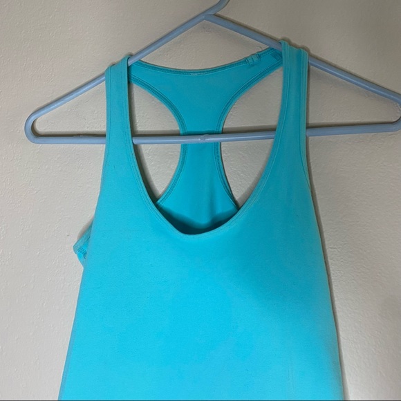 LULULEMON Spry Blue Cool Racerback tank top 4 - Picture 2 of 10